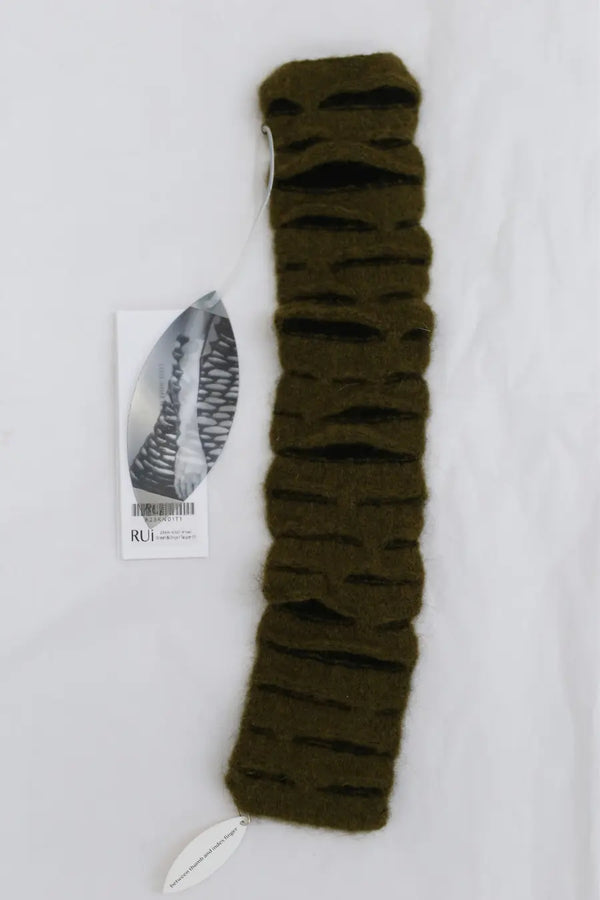 RUI Single Animal Sleeve RAW23KN01 Khaki Green & Black + Taupe